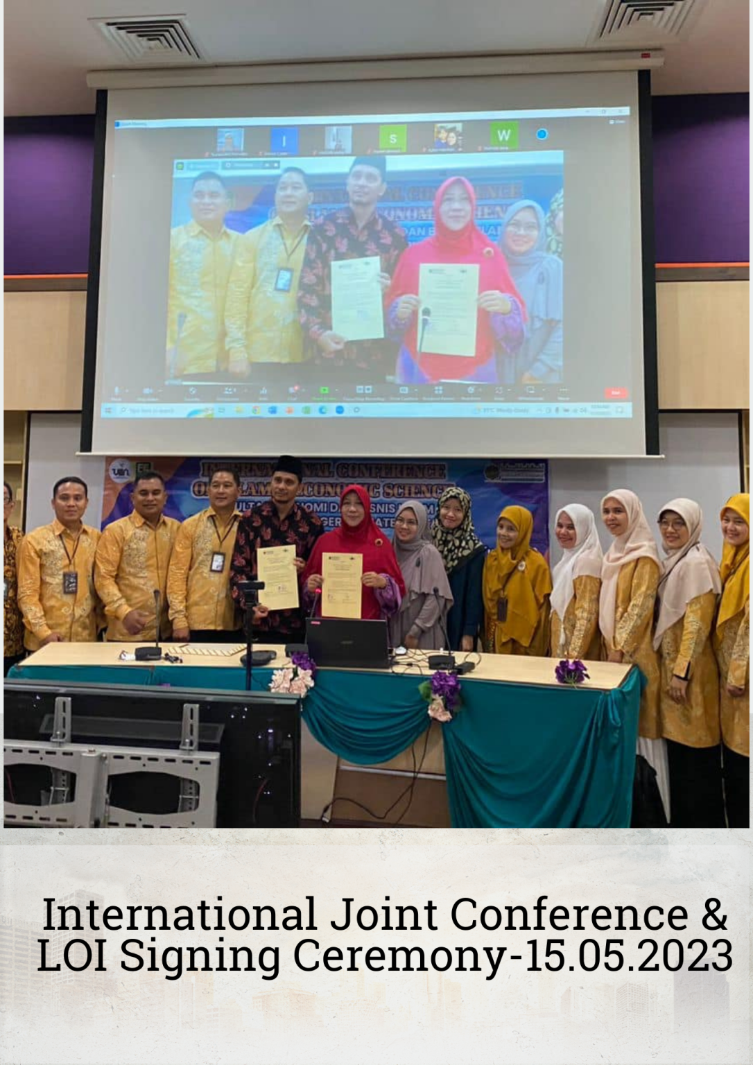 International Joint Coverence and LOI Signing ceremony