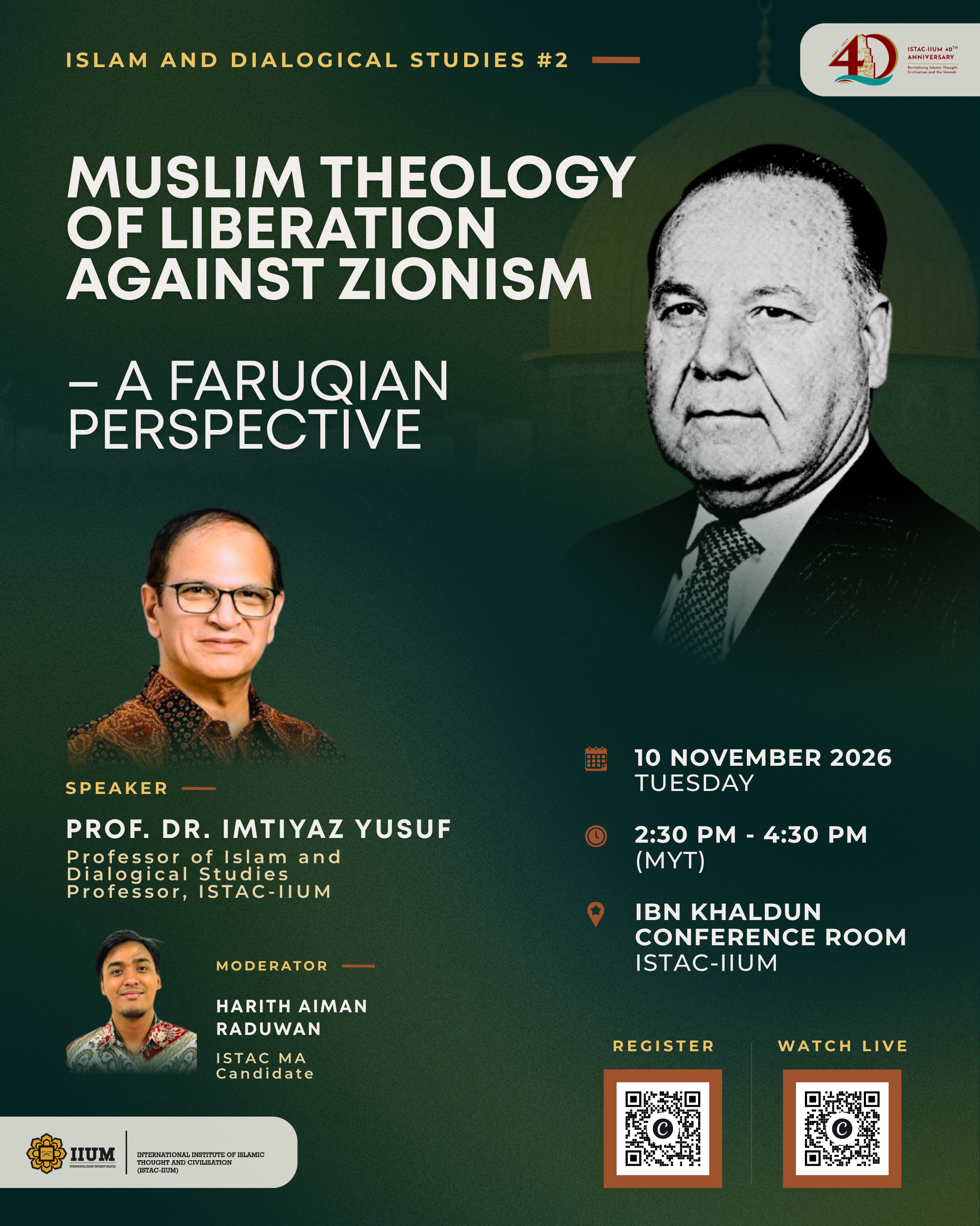 Muslim Theology of Liberation Against Zionism – A Faruqian Perspective (6)
